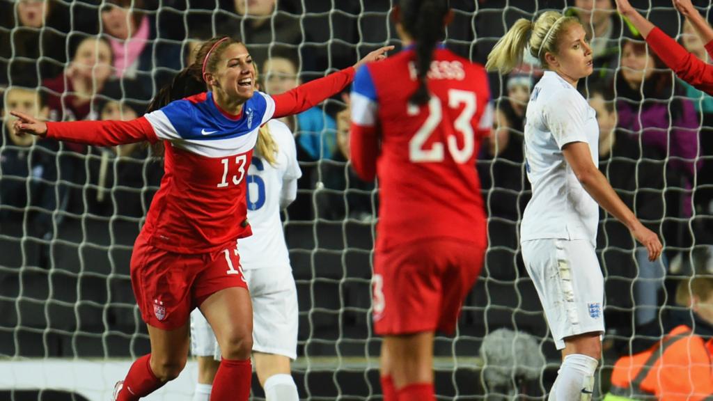 Alex Morgan scores for USA