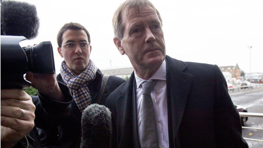 Dave King arrives at Ibrox