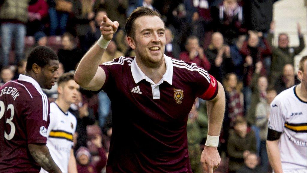 Hearts defender Danny Wilson