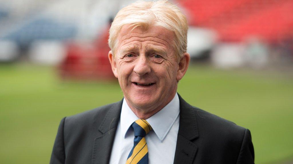 Strachan says the Scotland players' behaviour has been "immaculate" since he took charge