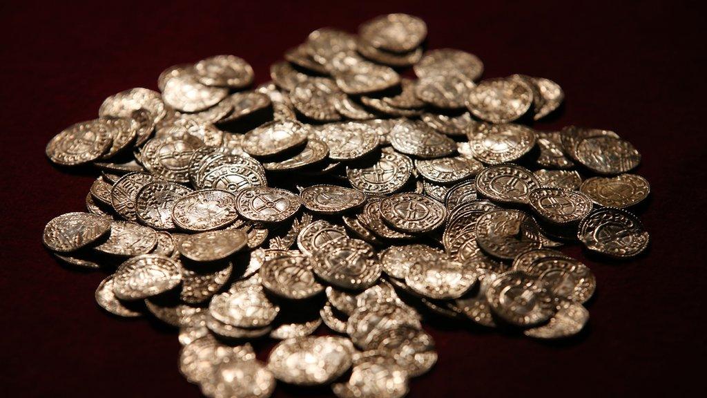 Coins from the Staffordshire Hoard