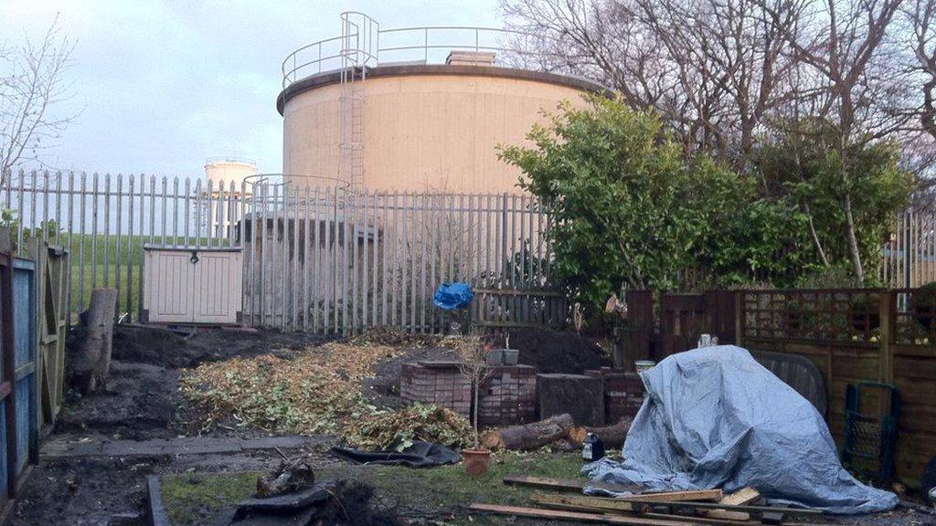 Water tower in Moortown Leeds