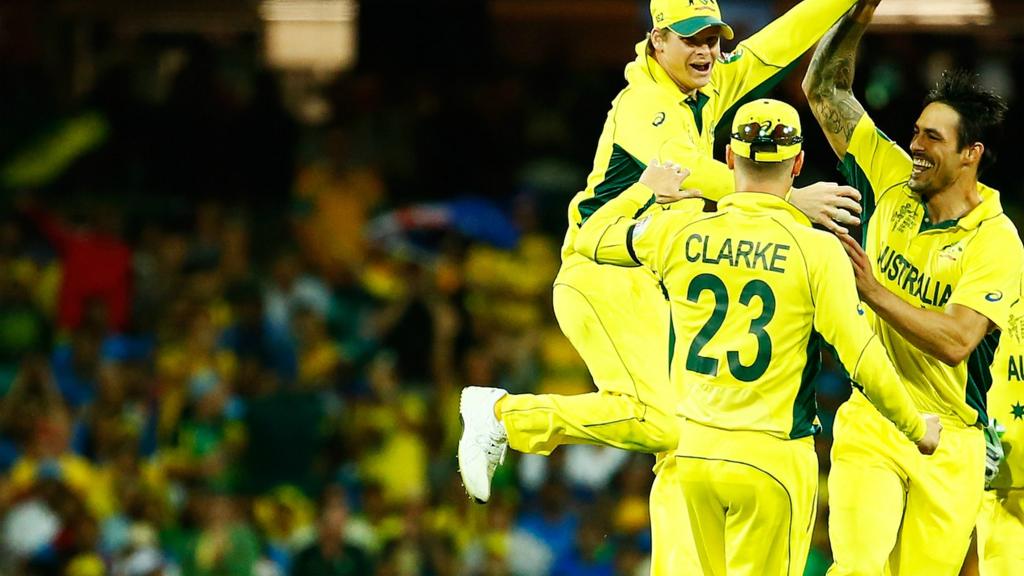 Australia celebrate