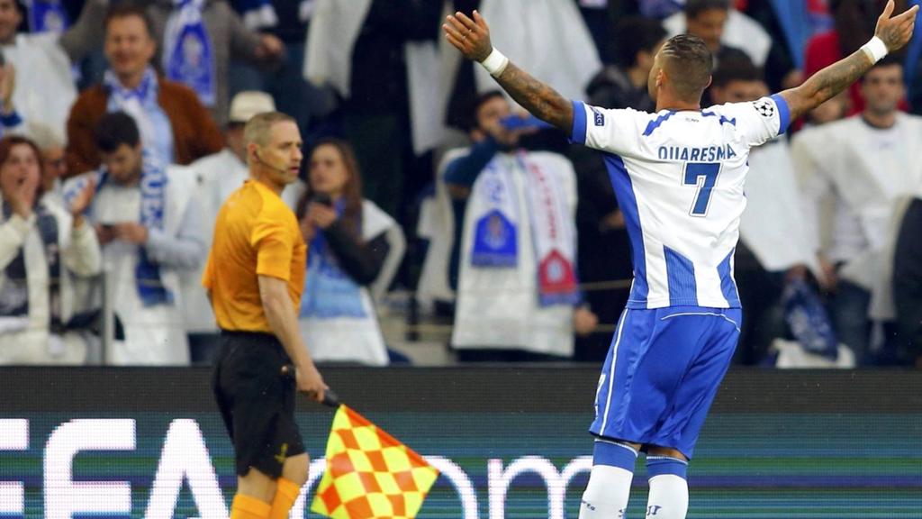 Ricardo Quaresma celebrates