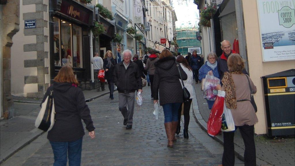 Guernsey's St Peter Port High Street