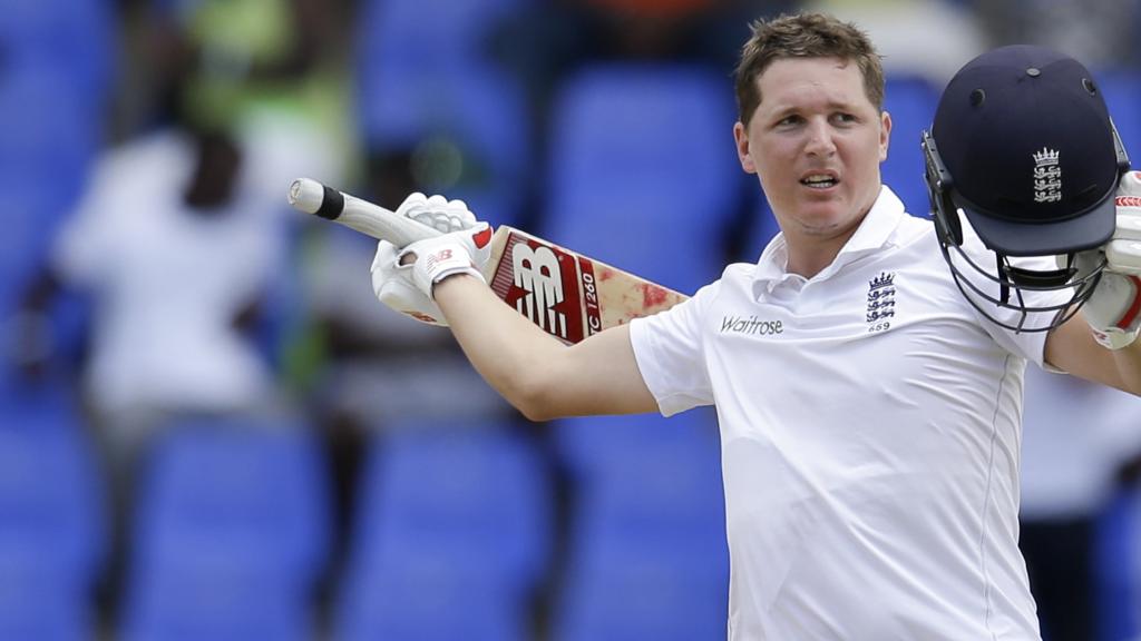 Gary Ballance celebrates