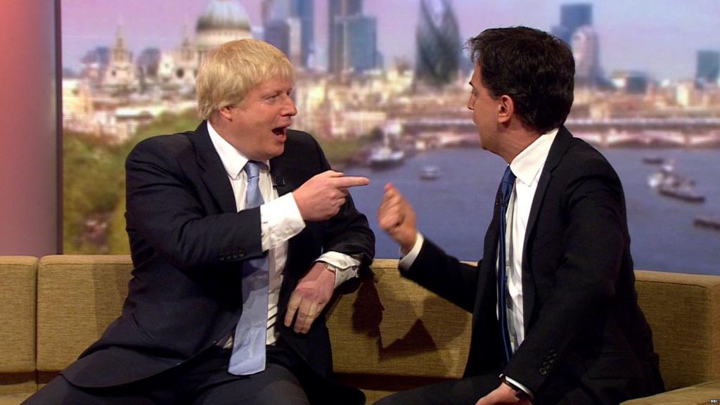 Boris Johnson Ed Miliband