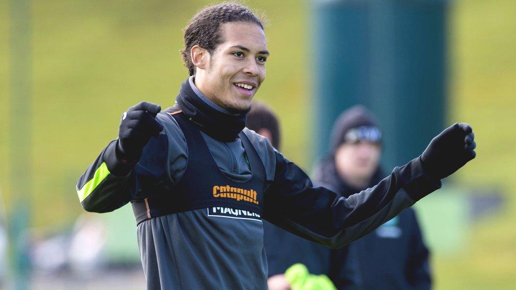 Celtic defender Virgil van Dijk