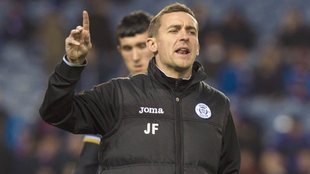 Queen of the South manager James Fowler