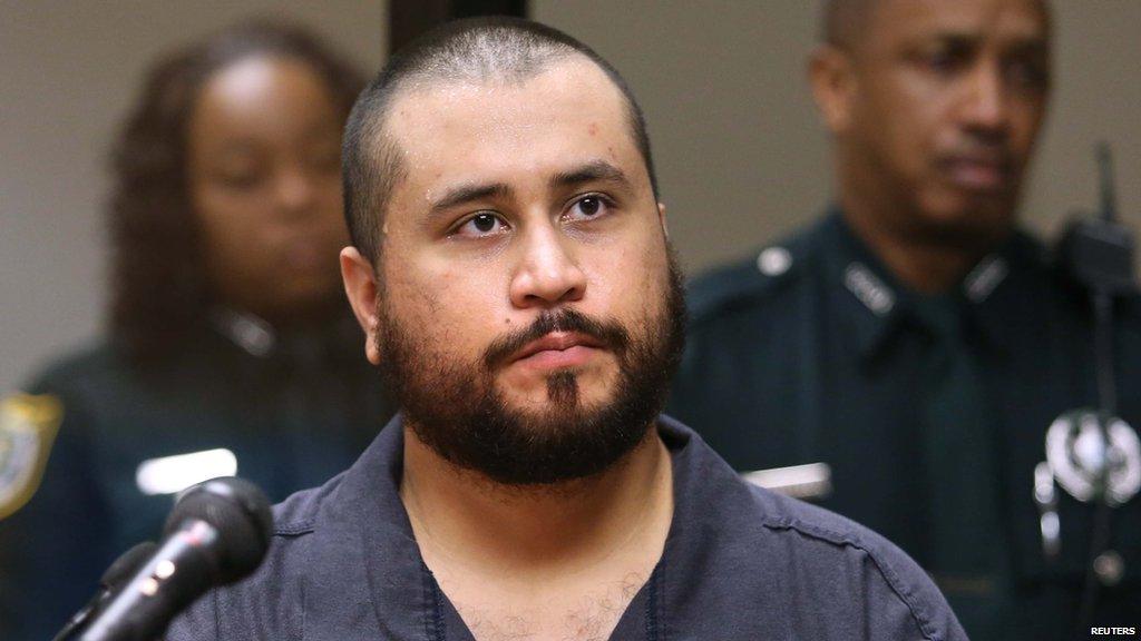 George Zimmerman with sweat on his brow