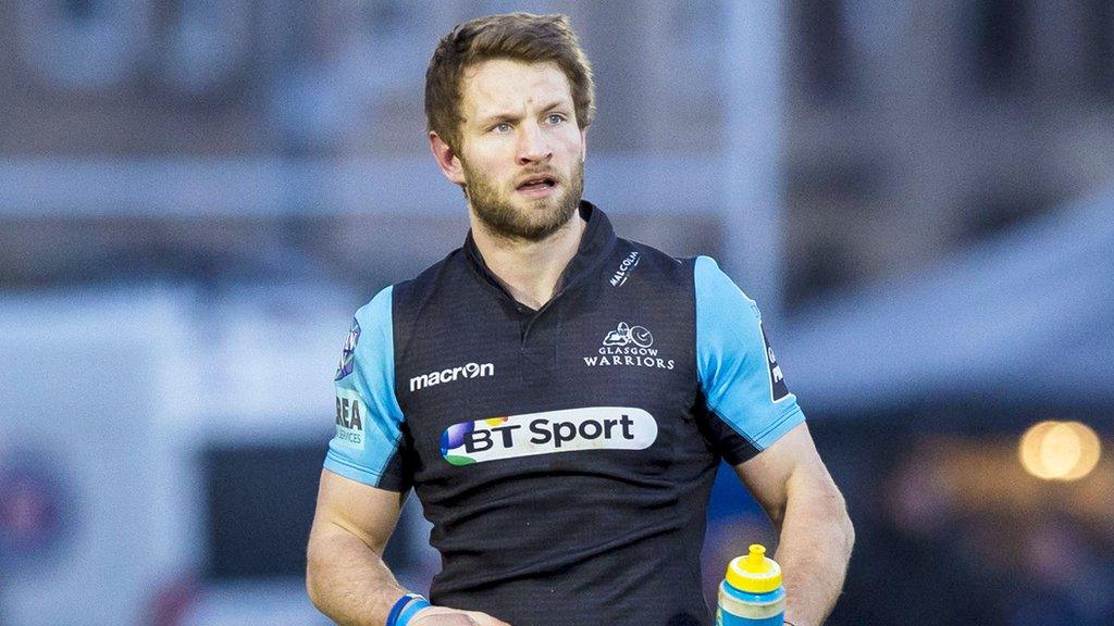 Glasgow Warriors centre Fraser Lyle