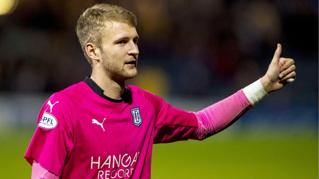 Dundee goalkeeper Scott Bain