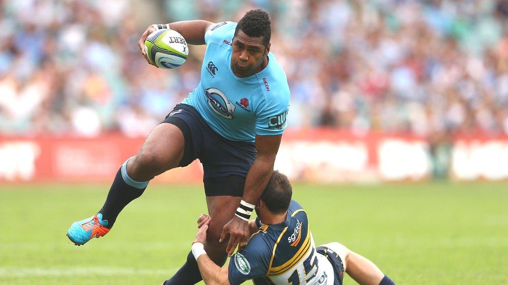 Fijian winger Taqele Naiyaravoro