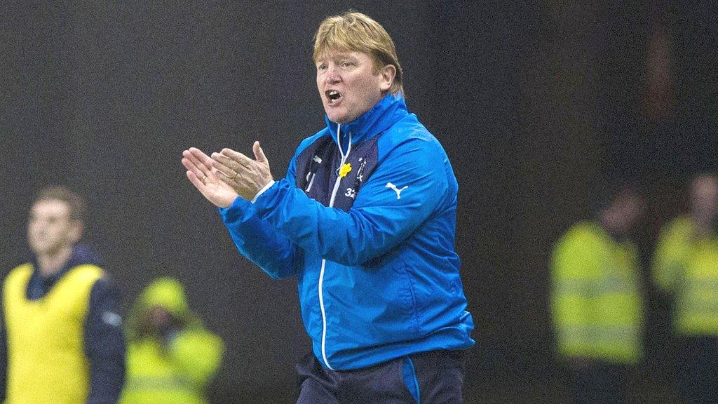 Rangers manager Stuart McCall