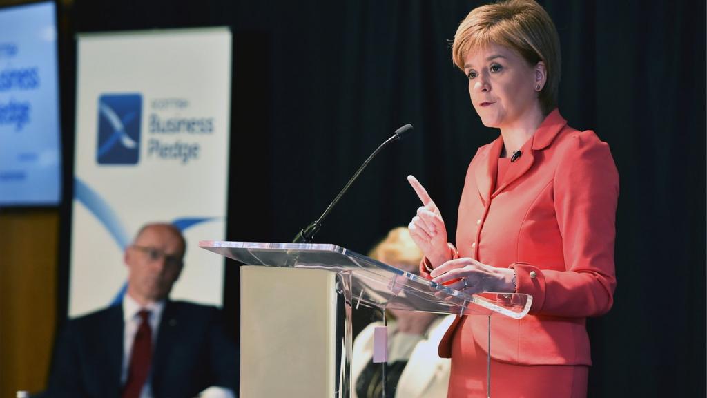 Nicola Sturgeon at Tynecastle