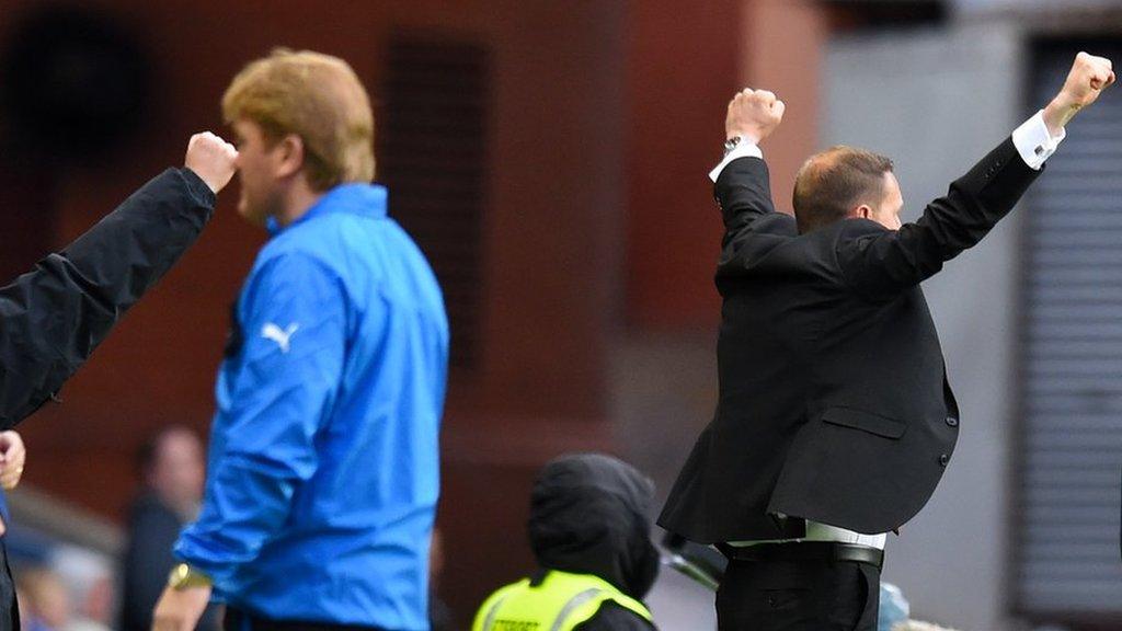 Stuart McCall (left) and Ian Baraclough