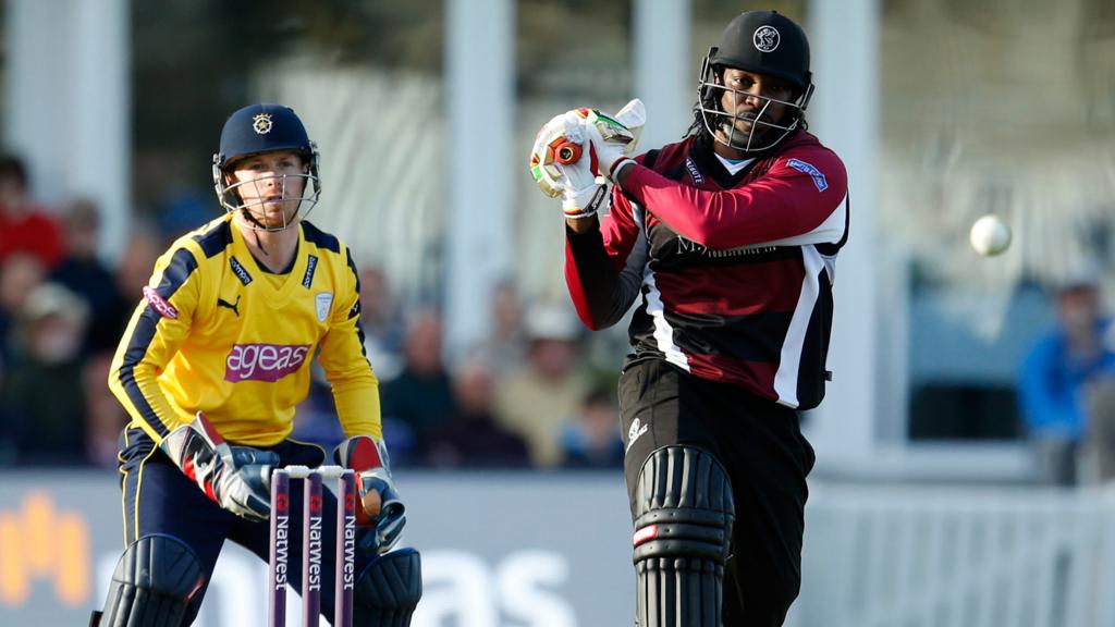 Chris Gayle of Somerset