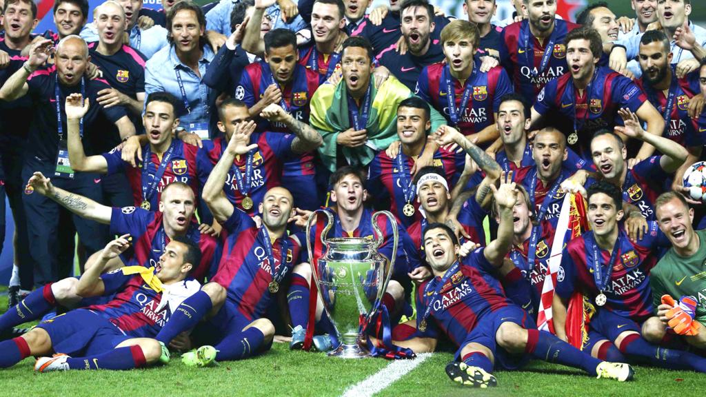 Barcelona celebrate