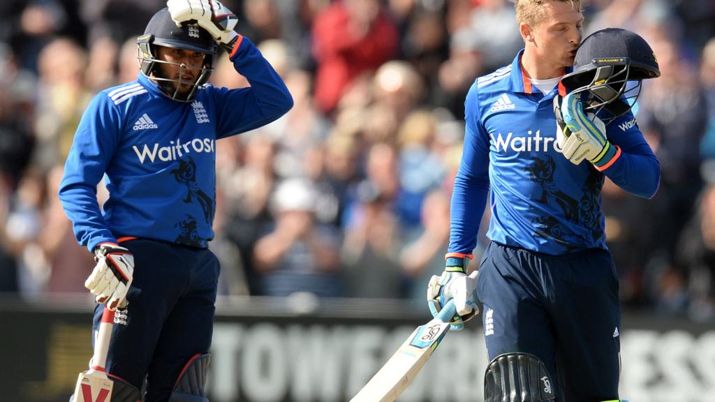 Jos Buttler celebrates