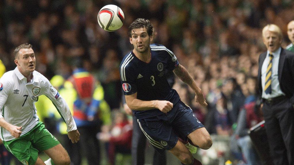 Aiden McGeady and Charlie Mulgrew have their eyes on the ball at Celtic Park