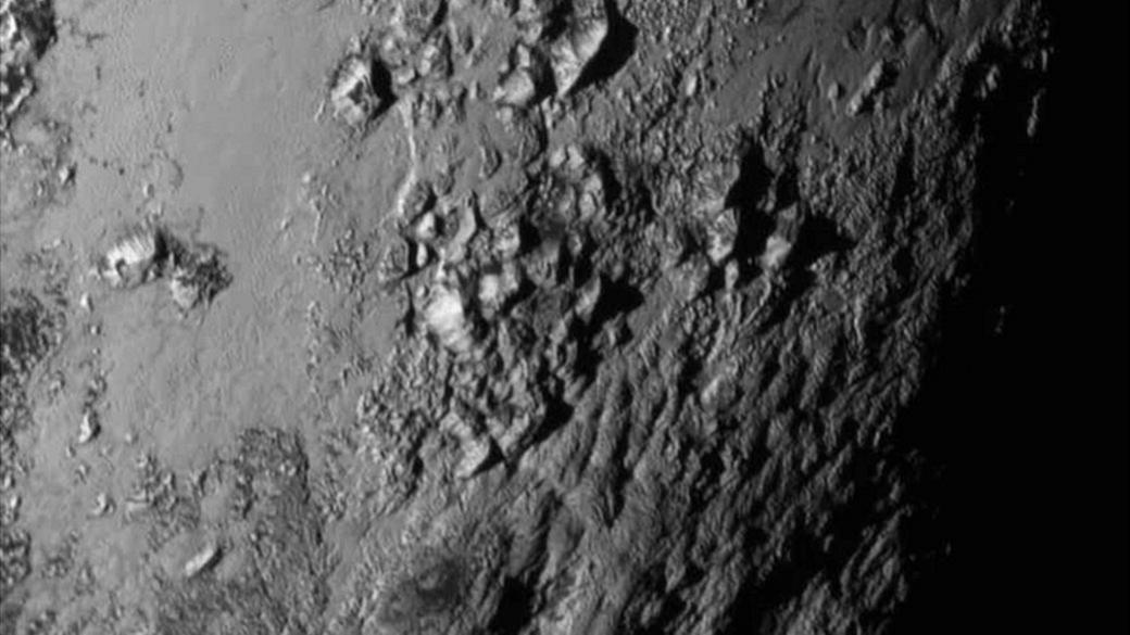 Pluto surface