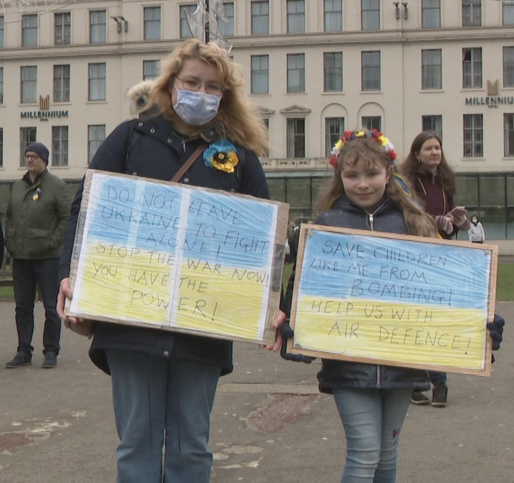 George Square protest