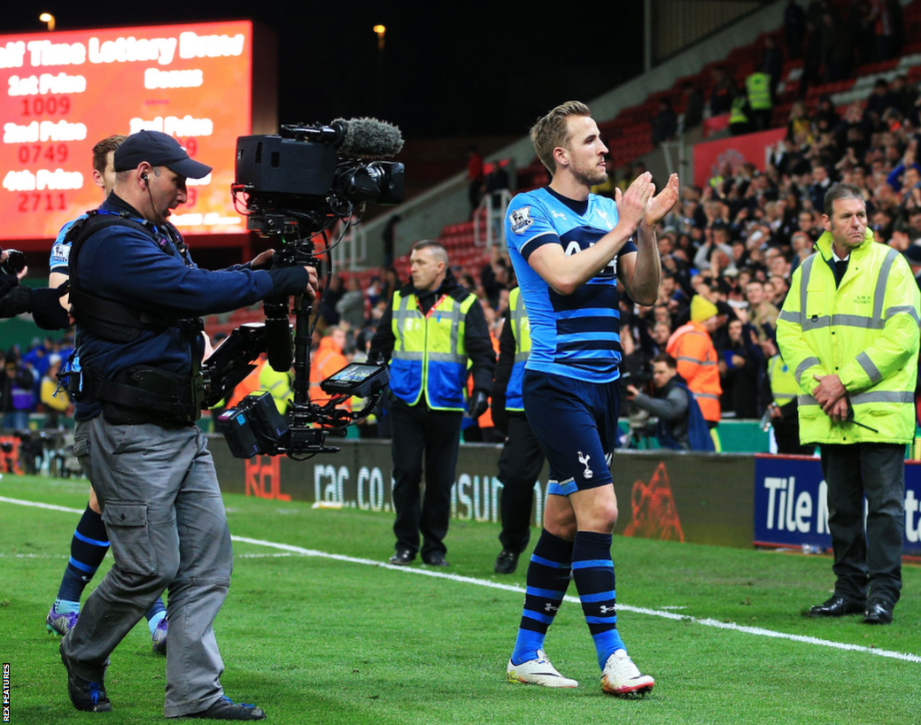 Tottenham forward Harry Kane