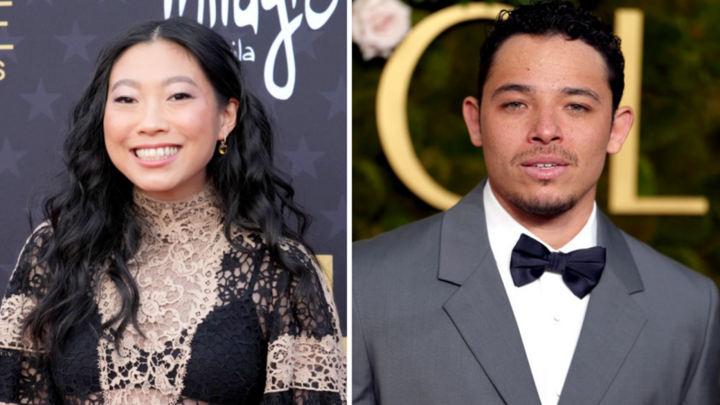 Awkwafina and Anthony Ramos. 