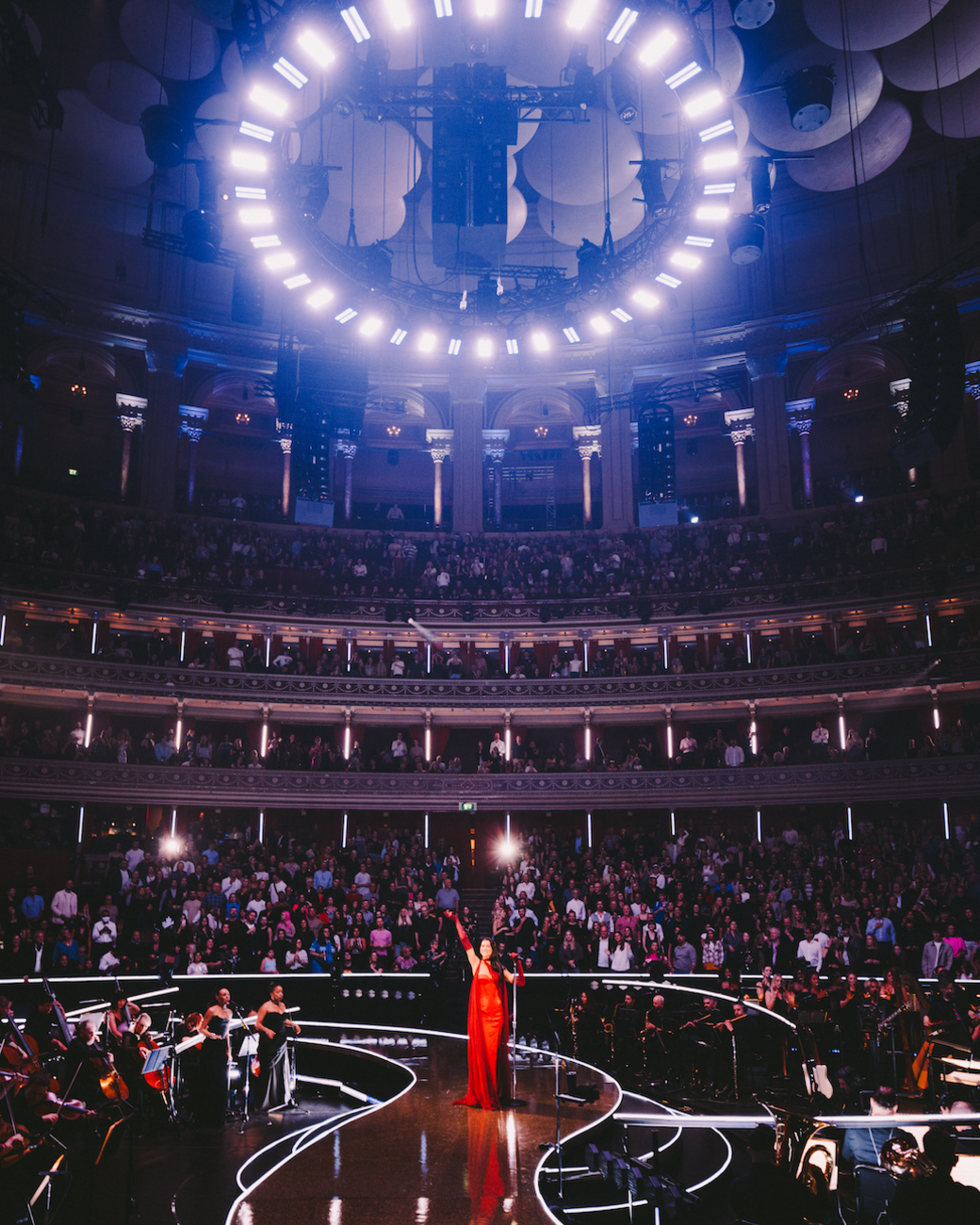 Dua Lipa performs at the Royal Albert Hall