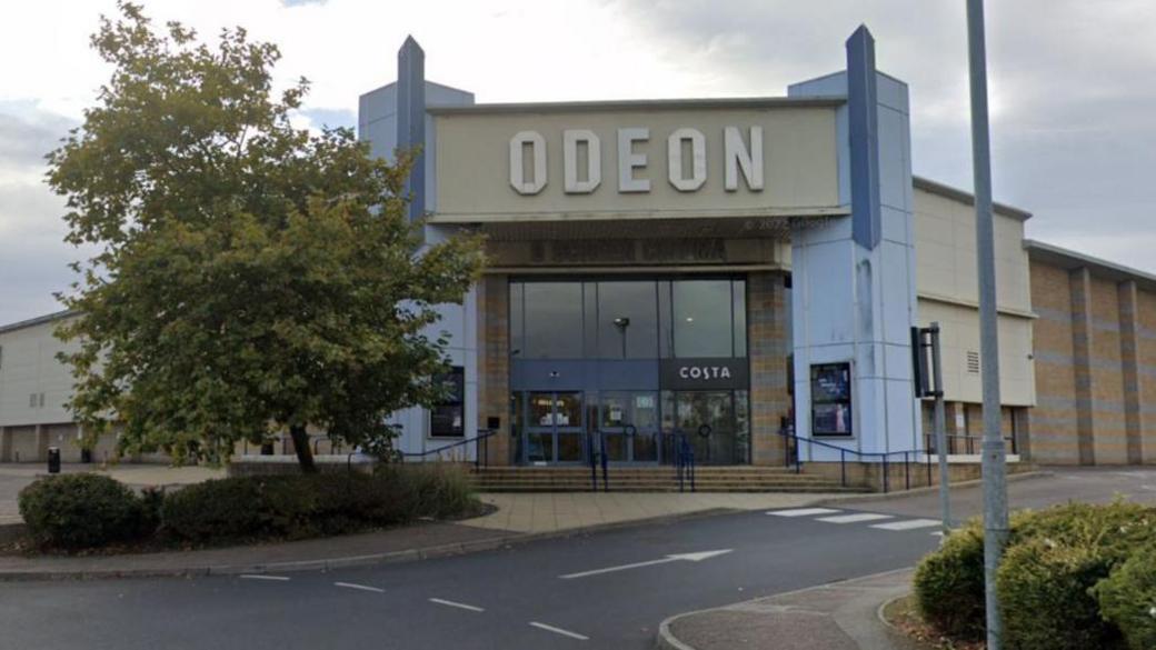 The front of the Odeon cinema in Kettering 