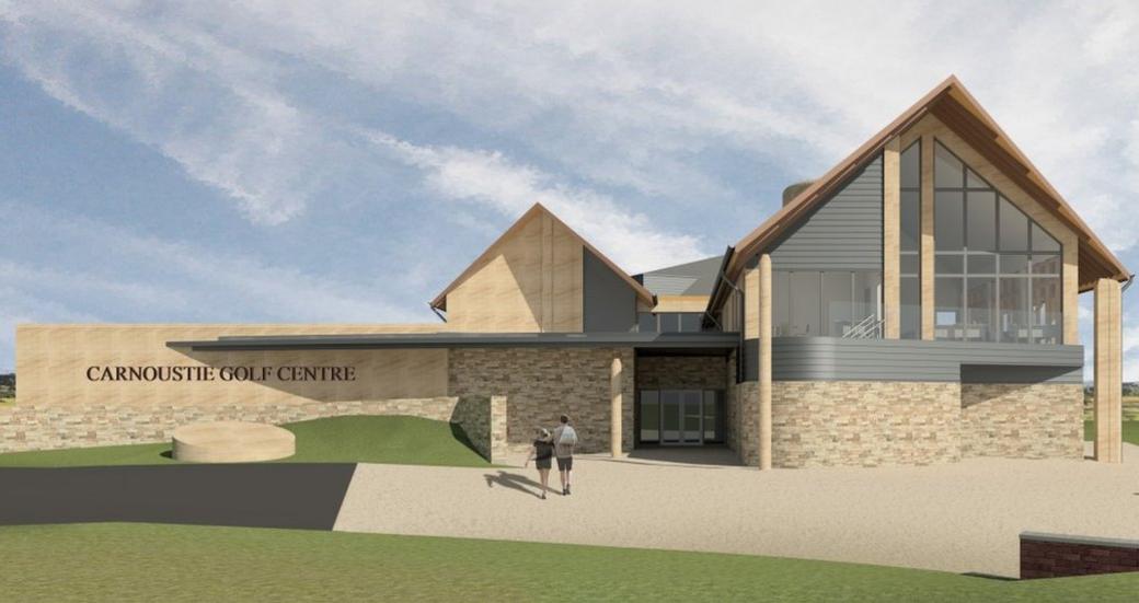 CGI of Carnoustie Golf Links extension