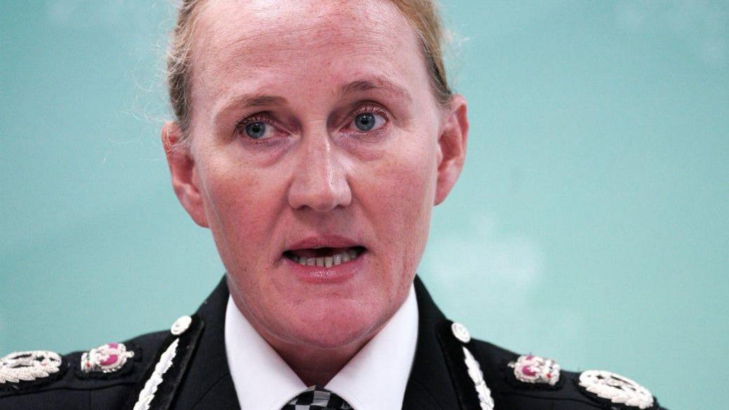 Chief Constable of Merseyside Police, Serena Kennedy, in her dress uniform