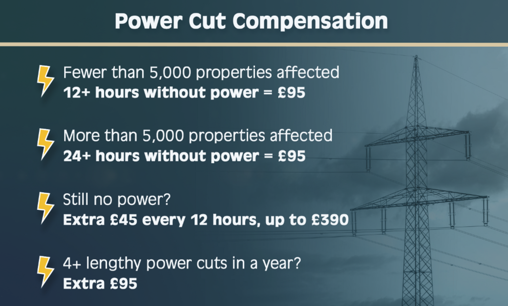 Graphic with information on