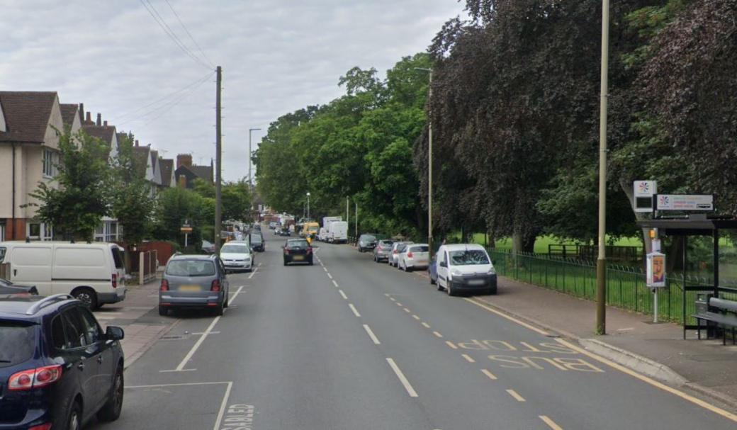 Street view of East Park Road, Leicester