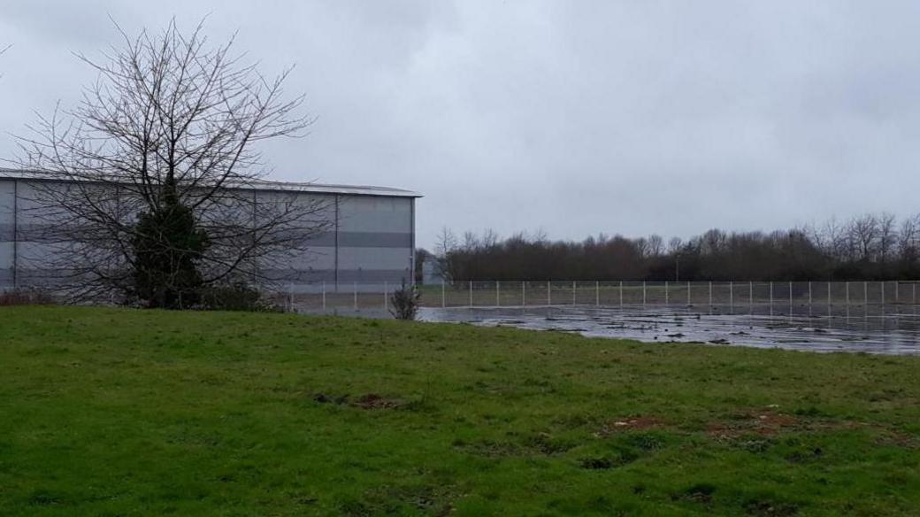 The former Motorola factory site on the edge of Swindon