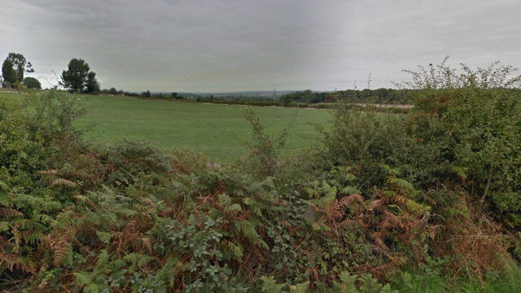 A field near Shepshed where a further 65 homes could be built as part of phase 2 of the Ingleberry Road development.