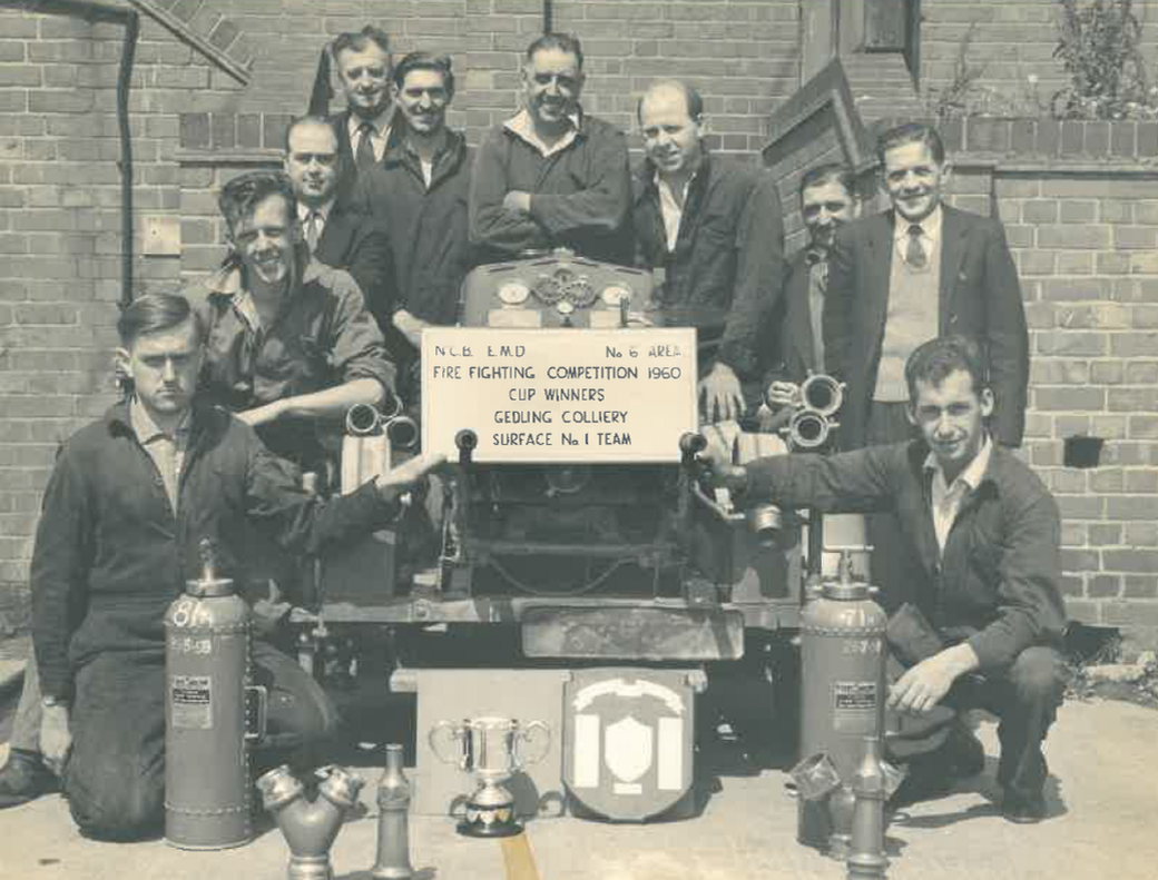 Team from Gedling Colliery in 1960