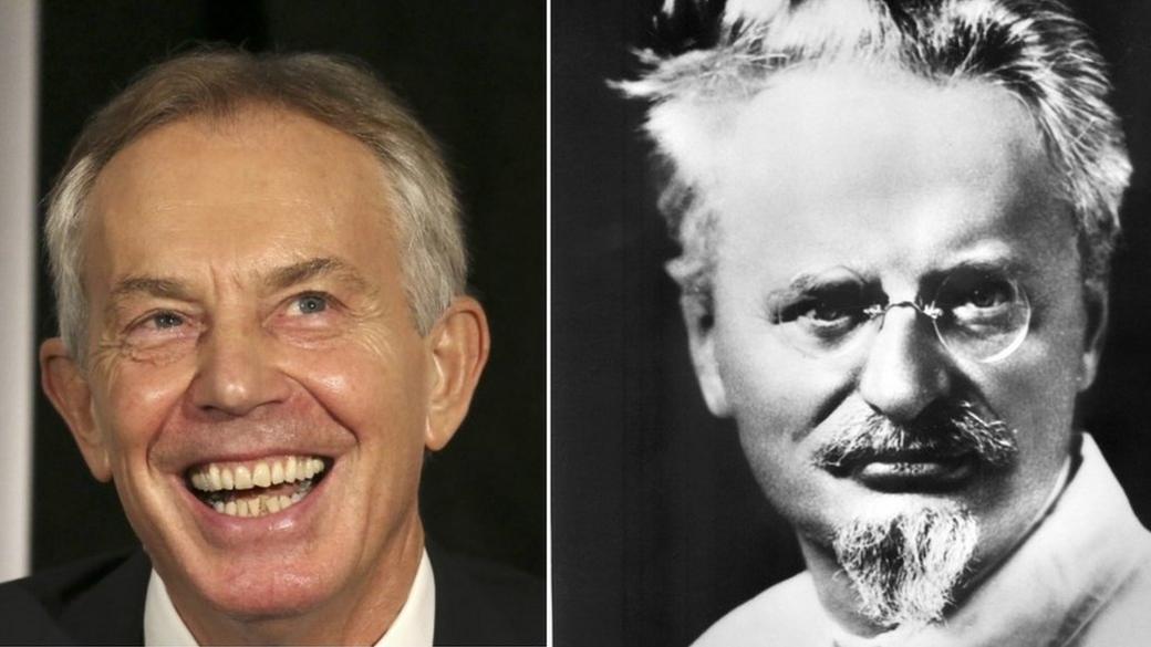 Tony Blair / Leon Trotsky