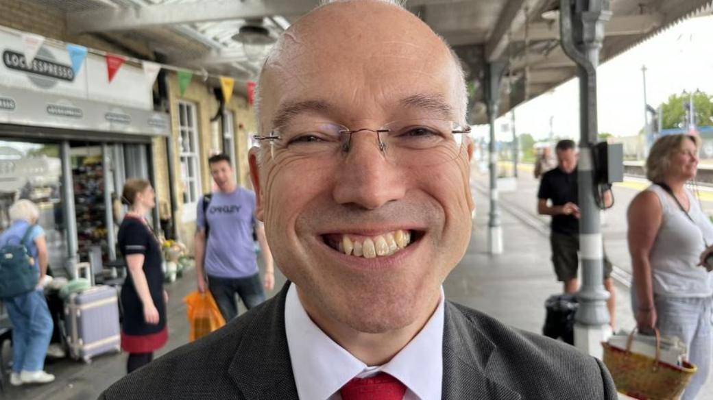 Jonathan Denby of Greater Anglia at Ely Railway Station.