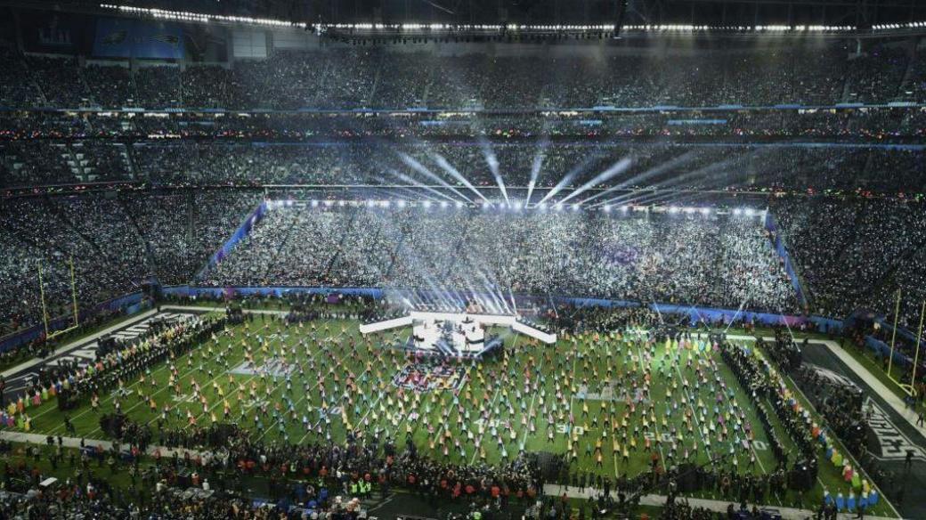 Super Bowl half-time show in 2018.