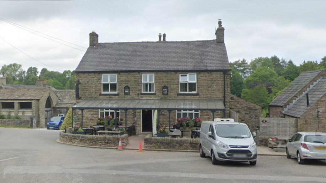 The Beehive Inn, the couple's business in Combs, Derbyshire.