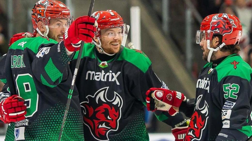Cardiff Devils celebrate