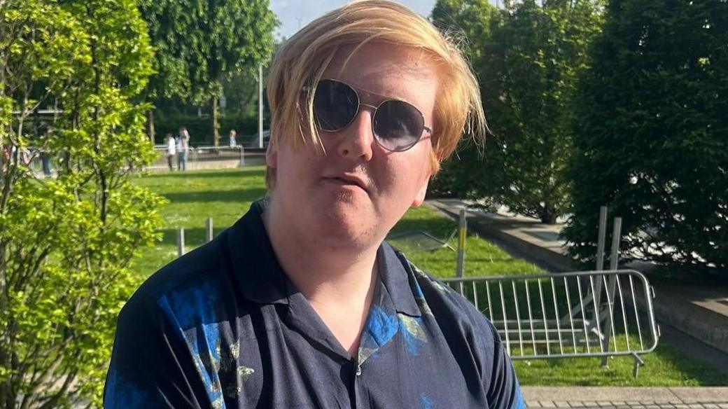 Girls Aloud fan Ben outside the SSE Arena ahead of the group's first concert in the city for more than a decade