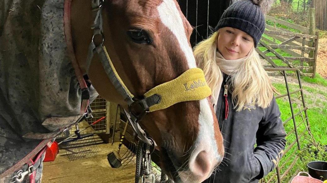 Horse and rider Ellie Hutchings