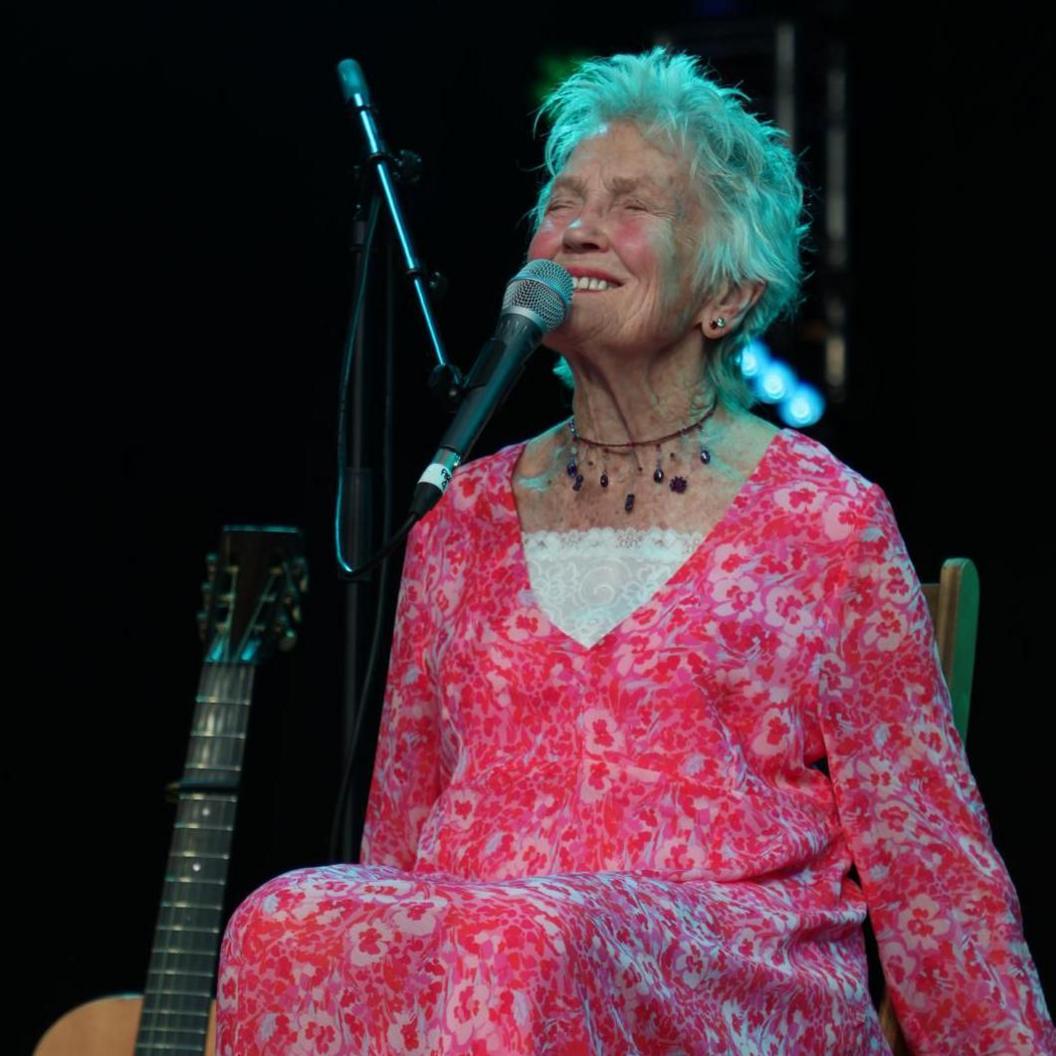 Peggy Seeger at Cambridge Folk Festival