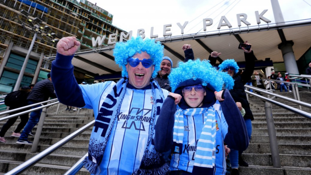 Coventry fans at Wembley