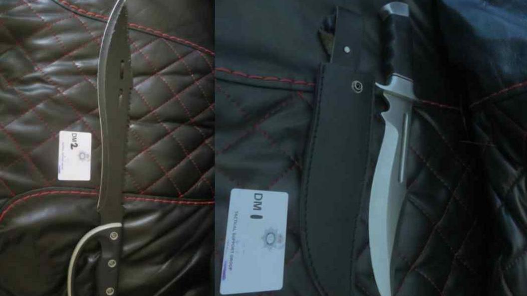 Zombie knives recovered from Lincoln house by police
