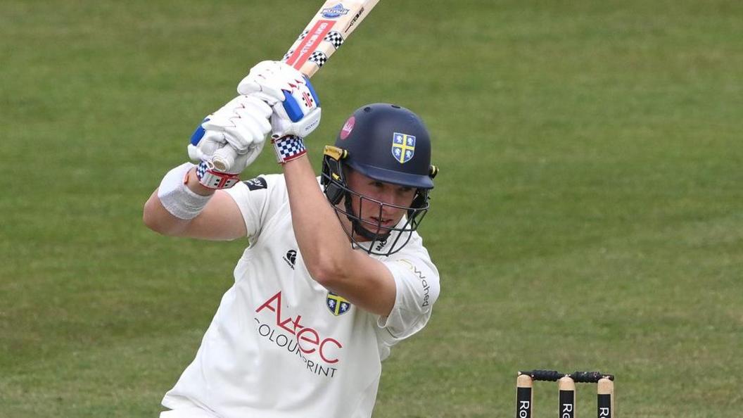 Ben McKinney batting for Durham