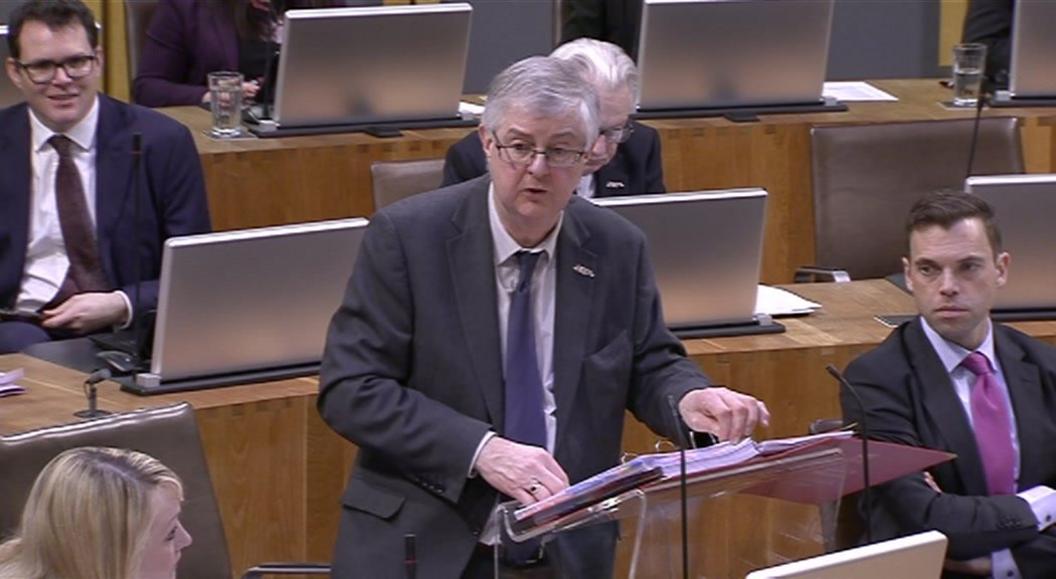 First Minister Mark Drakeford