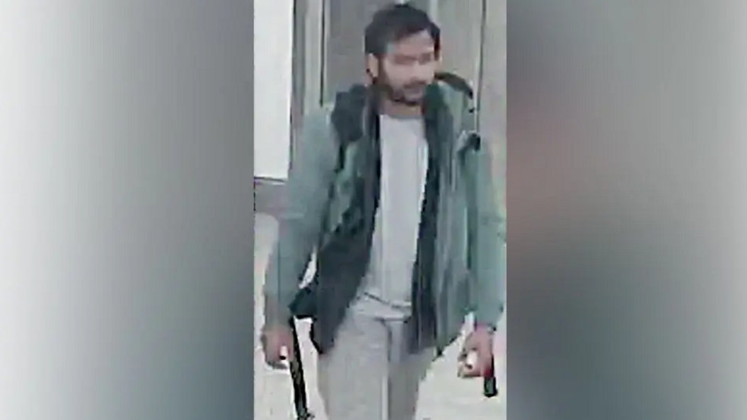 A CCTV picture of the murder suspect Pankaj Lamba